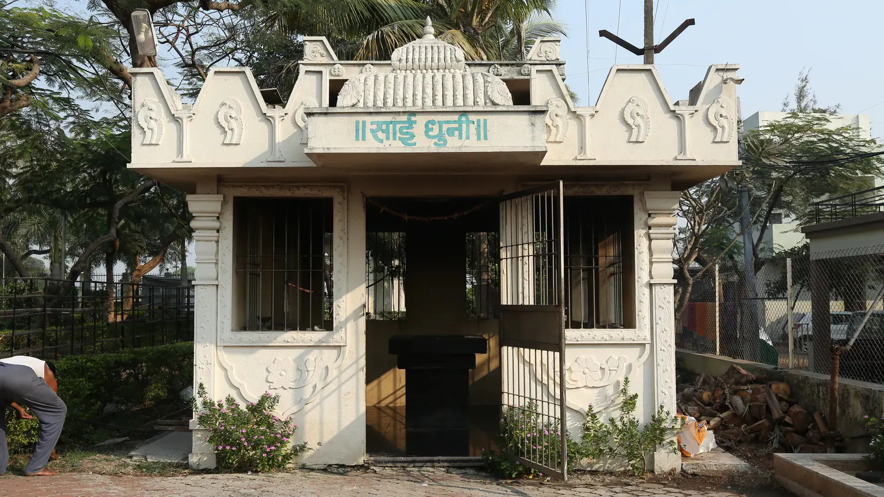 Sai Dhuni shrine building at Saidham Mandir